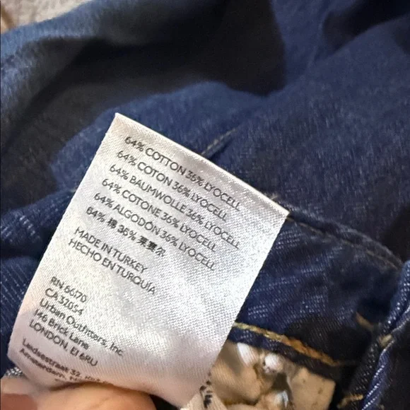 Anthropologie Pilcro The Annie Wide Leg Jeans Sz 27 - Picture 7 of 7